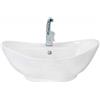 Bagnoexpert Lavabo Sting appoggio 38x60 ovale in ceramica