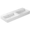 CERAMICA GALASSIA Lavabo Meg11 sospeso con due vasche cm. 121x46 bianco lucido - Cod. Articolo: 8966