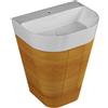 CERAMICA AZZURRA Mobile a terra con lavabo Forma cm. 59x47 olmo naturale di Ceramica Azzurra - Cod. Articolo: MBF65N+FMLP06550T0MBI