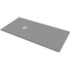 Bagnoexpert Piatto doccia 80x150 h.2,8 in marmo resina effetto pietra grigio opaco Ardesia