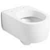 Ceramica kerasan Water Flo sospeso salvaspazio cm. 50x36 in ceramica bianco lucido di Ceramica Kerasan