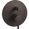 PAFFONI Miscelatore incasso doccia Light con deviatore in ottone nero opaco di Paffoni - Cod. Articolo: LIG015NO