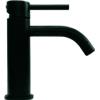 Paffoni Miscelatore lavabo Light senza scarico in ottone nero opaco di Paffoni