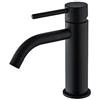 Paffoni Miscelatore lavabo Light con scarico in ottone nero opaco di Paffoni