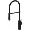 PAFFONI Miscelatore lavello cucina Light professional con canna orientabile in ottone nero opaco di Paffoni - Cod. Articolo: LIG179NONO