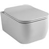 Ceramica gsg Water Brio sospeso senza brida (rimless) cm. 52,5x36 bianco lucido di Ceramica GSG