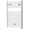 Caleido Scaldasalviette Ulisse idraulico mm. 766x450 interasse mm. 402 in acciaio cromo di Caleido