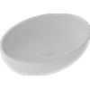 CERAMICA GSG Lavabo Easy appoggio 55x42 ovale in ceramica bianco opaco - Cod. Articolo: EALAVOV55001