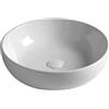 CERAMICA GSG Lavabo Easy appoggio salvaspazio Ø45 tondo in ceramica bianco lucido - Cod. Articolo: EALAVRO45000
