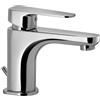 Paffoni Miscelatore lavabo Sly con scarico in ottone cromo di Paffoni