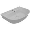 CERAMICA GSG Lavabo appoggio/sospeso 65x48 semicircolare in ceramica bianco lucido - Cod. Articolo: FLLAVBW65000