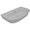 CERAMICA GSG Lavabo appoggio/sospeso 80x48 semicircolare in ceramica bianco lucido - Cod. Articolo: FLLAVBW80000
