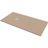 Bagnoexpert Piatto doccia 80x150 h.2,8 in marmo resina effetto pietra sabbia opaco Ardesia