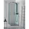 Tamanaco Box doccia FLEX in cristallo 6 mm trasparente 75x90 con profilo cromo di Tamanaco