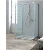 Tamanaco Box doccia FLEX con lato fisso in cristallo 6 mm trasparente 80x120x80 con profilo cromo di Tamanaco