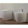 Ceramica azzurra Sanitari Comoda filomuro senza brida cm. 53x36 con sedile sottile softclose di Ceramica Azzurra