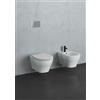Ceramica azzurra Sanitari XL sospesi rialzati senza brida h.49 con sedile standard di Ceramica Azzurra