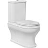 CERAMICA AZZURRA Water Charme monoblocco con cassetta di scarico cm. 69 di Ceramica Azzurra - Cod. Articolo: CHVCMP000000BI+CHCSMB000000BI+B19002F/40
