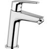 Jacuzzi Miscelatore lavabo medio Lucente senza scarico in ottone cromo di jacuzzi