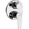 Jacuzzi Miscelatore incasso doccia Lucente con deviatore in ottone cromo di jacuzzi