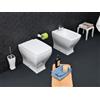 ART CERAM Sanitari Jazz filomuro cm. 54x36 con sedile avvolgente softclose - Cod. Articolo: JVZ00201+JZB00201+JZA0060171