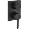 JACUZZI Miscelatore incasso doccia Sunset Yo con deviatore in ottone nero opaco di jacuzzi - Cod. Articolo: 0SUYO400JA01