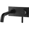 JACUZZI Miscelatore lavabo incasso Sunset Yo senza scarico in ottone nero opaco di jacuzzi - Cod. Articolo: 0SUYO497JA03