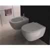 Ceramica globo Sanitari 4all sospesi salvaspazio senza brida cm. 48x37 con sedile a chiusura softclose di Ceramica Globo