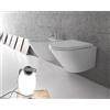 CERAMICA GLOBO Sanitari Forty3 sospesi senza brida cm. 52x36 con sedile softclose - Cod. Articolo: FOS07.BI+FOS10.BI+FOR20BI