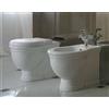 CERAMICA GLOBO Sanitari Paestum filomuro cm. 57x38 con sedile in termoindurente softclose - Cod. Articolo: PA025.BI+PA026.BI+PA029