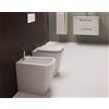Ceramica globo Sanitari Stone filomuro scarico traslato cm. 56x36 con sedile softclose di Ceramica Globo