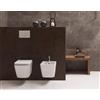 CERAMICA GLOBO Sanitari Stone sospesi senza brida cm. 52x36 con sedile softclose - Cod. Articolo: STS05.BI+STS10.BI+ST022BI