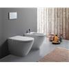 Ceramica globo Sanitari Stockholm filomuro scarico traslato cm. 58x37 con sedile softclose di Ceramica Globo