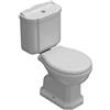 CERAMICA GLOBO Water Paestum monoblocco con cassetta di scarico cm. 67x38 - Cod. Articolo: PA003.BI+PA012.BI+VA124