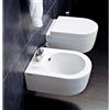 Ceramica flaminia Sanitari Link mini sospesi salvaspazio cm. 48 5x36 con sedile standard in poliestere di Ceramica Flaminia