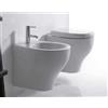 CERAMICA GALASSIA Sanitari Eden sospesi senza brida cm. 53x36 con sedile avvolgente softlcose - Cod. Articolo: 7212+7216+7220