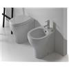 CERAMICA GALASSIA Sanitari Eden filomuro 53x36 con sedile avvolgente softclose - Cod. Articolo: 7213+7214+7220