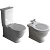 CERAMICA GALASSIA Sanitari Ethos monoblocco cm. 68x38 con sedile standard - Cod. Articolo: 8441+8454+9010ET+8438M+8495