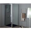 Tamanaco Porta doccia FPB40 in cristallo 6 mm trasparente cm. 90 con profilo cromato di Tamanaco