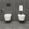 CERAMICA GSG Sanitari Cruise sospesi senza brida cm. 53x39 con sedile softclose - Cod. Articolo: CRWCSO000+CRBISO000+CRCOPRSLTICRCN000