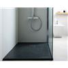 Tamanaco Piatto doccia 90x120 h.2,5 in marmoresina antracite di Tamanaco