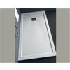 Tamanaco Piatto doccia 70x140 h.3,3 in marmoresina con bordo grigio cemento Flat di Tamanaco