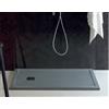 Tamanaco Piatto doccia 80x100 h.3,3 in marmoresina con bordo grigio cemento Flat di Tamanaco