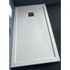 Tamanaco Piatto doccia 90x90 h.3 3 in marmoresina con bordo bianco Flat di Tamanaco