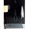 Tamanaco Piatto doccia 90x90 h.3 3 in marmoresina con bordo grigio cemento Flat di Tamanaco
