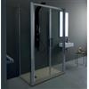 Tamanaco Box doccia FPSL60 cristallo 6 mm trasparente 80x80x80 con profilo cromo di Tamanaco