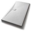 Ceramica azzurra Piatto doccia 70x140 h.4 in ceramica bianco opaco Pietraceramica di Ceramica Azzurra