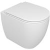 Ceramica gsg Water Like filomuro traslato senza brida cm. 55x36 bianco lucido di Ceramica GSG