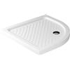 Ceramica galassia Piatto doccia 80x80 h.6 angolare in ceramica bianco lucido Flat di Ceramica Galassia