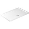 Ceramica galassia Piatto doccia 80x120 h.4,5 in ceramica bianco lucido Flat di Ceramica Galassia